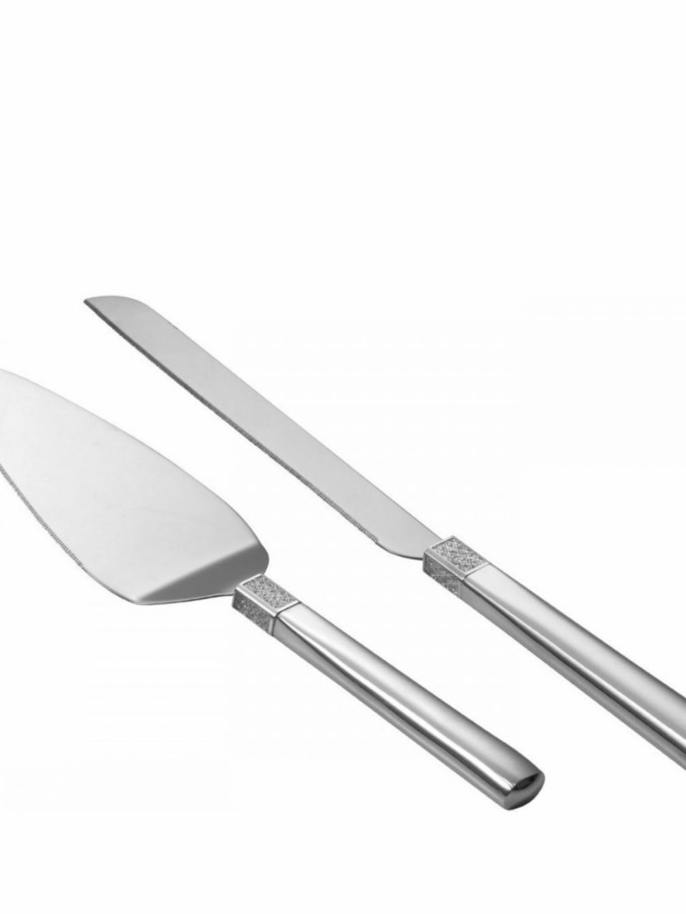 Waterford Lismore Diamond Cake Knife & Server Set